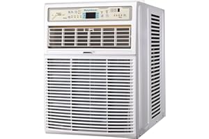 Keystone 10,000 BTU Slider Window Air Conditioner and Dehumidifier, 115V Air Conditioner Window Unit for Bedroom, Living Room, and Small-Medium Sized Rooms up to 450 Sq.Ft, 4-Way Air Direction Control