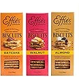 Effie's Homemade Biscuits - Variety Pack - Oatcakes, Walnut, Almond - 3 Pack