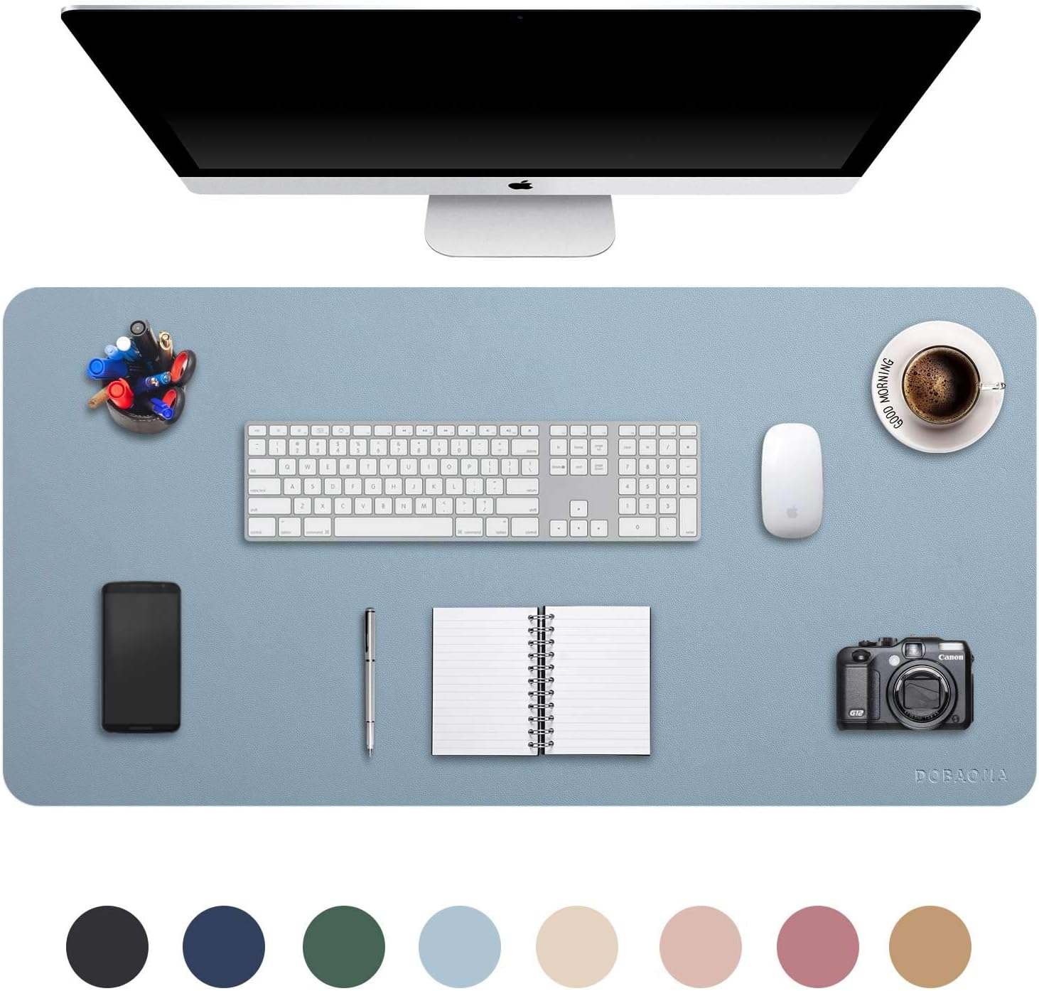 Extended Mouse Pad Mat XXL Desk Pad Large Desk Mat DOBAOJIA 35.4" X 16.9" Desk Blotter Writing Pad for Laptop/Office/Home