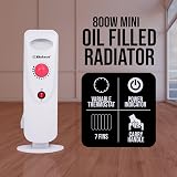 Belaco 800W Mini Oil Filled Radiator Portable 7 Fin Electric Heater Quiet view 2