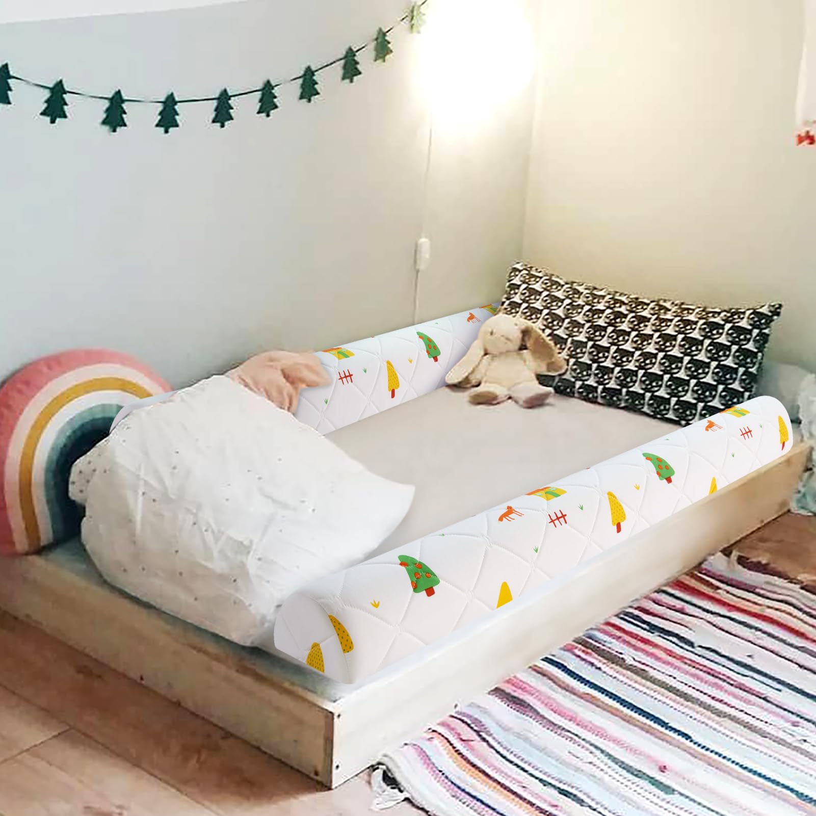 1-Pack Premium Foam Bed Bumpers for