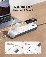 Belkin 6 Way Extension Lead with USB 2 Ports 2.4 A Surge Protected 2 m White view 6