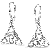 LeCalla 925 Sterling Silver Leverback Drop Earrings | Lightweight Italian Teardrop Dangle Earring for Women