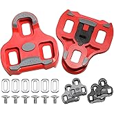 NAACOO Bike Cleats Compatible with Look KEO Cleats for Indoor Peloton Outdoor Cycling Road & Bicycle Clips Clipless Spinning Cycle Shoes.Top Power Transfer, Customizable Stability