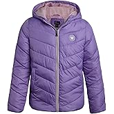 Pink Platinum Girls Puffer Jacket - Full Zip Up Quilted Jacket Hooded Winter Coat - Warm Snow Jackets for Girls