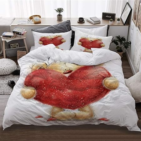 big teddy bear in bedroom