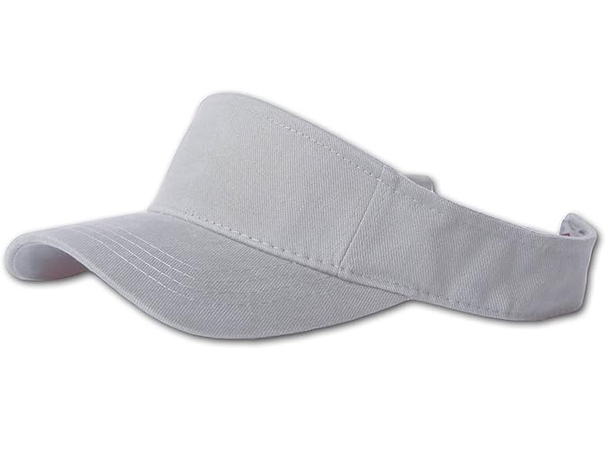 Plain Single Sports Visor Grey at Amazon Men’s Clothing store Visors