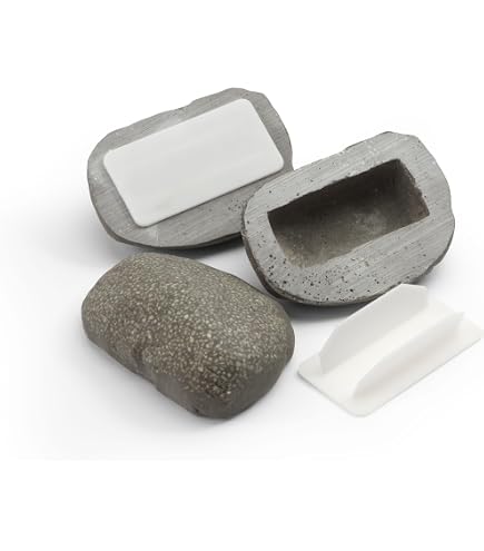 Fake Rock Key Holder Rock Key Fob Stone Key Hider House Key Hider ...