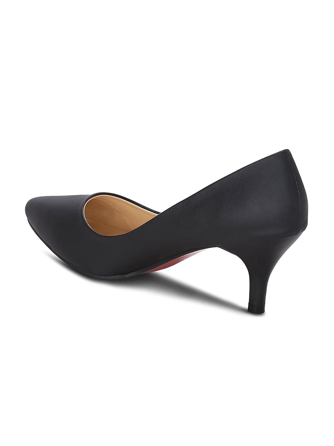 get glamr women's black pumps