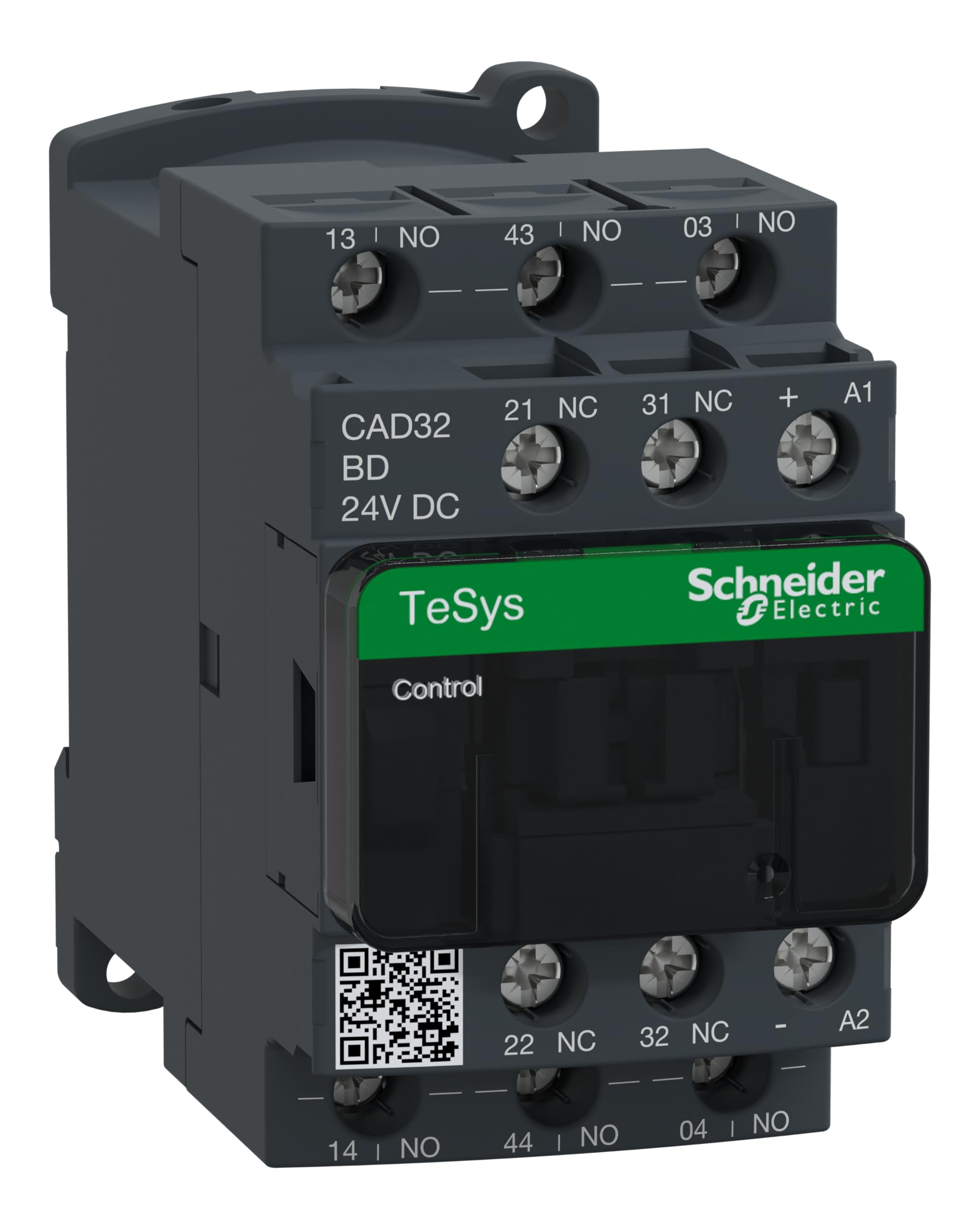 Schneider Electric, TeSys D control relay - 3 NO + 2 NC - <= 690 V - 24 V DC standard coil, CAD32BD