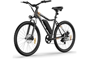 5TH WHEEL Discover Electric Bike for Adults - 750W Peak Motor, 23MPH Top Speed, 43 Miles Removable Battery, 7-Speed Gears - Commuting & Mountain E-Bike with Color LCD Display