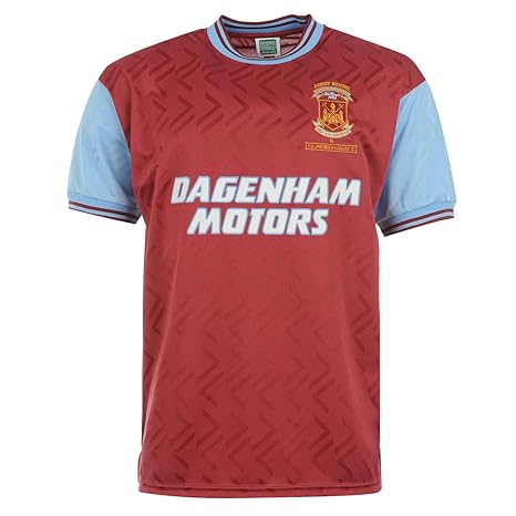 ScoreDraw Score Draw Herren West Ham United 94 Retro Fussball Home Trikot Kurzarm Shirt