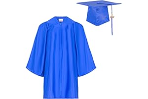 GRADFTY Kindergarten Graduation Gown Cap Set with Tassel 2023/2024