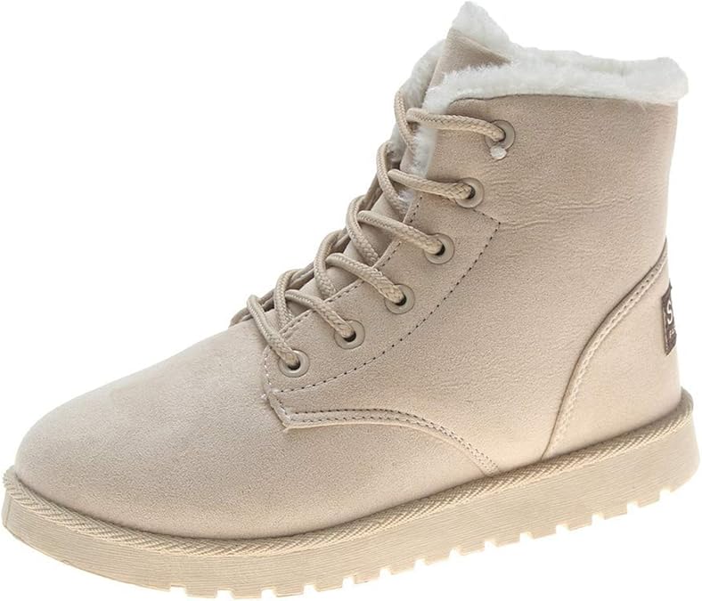 Benquem Damen Schneestiefel Gefüttert - Wasserdichte Winterstiefel Rutschfest