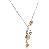 GUESS womens "Basic" Gold Pave G Linear Y-Shaped Necklace, 16" + 2" Extender
