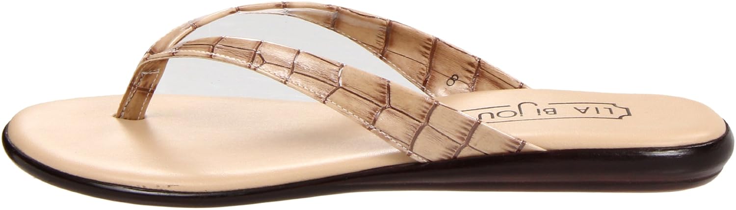 lia bijou women's sabina thong sandal