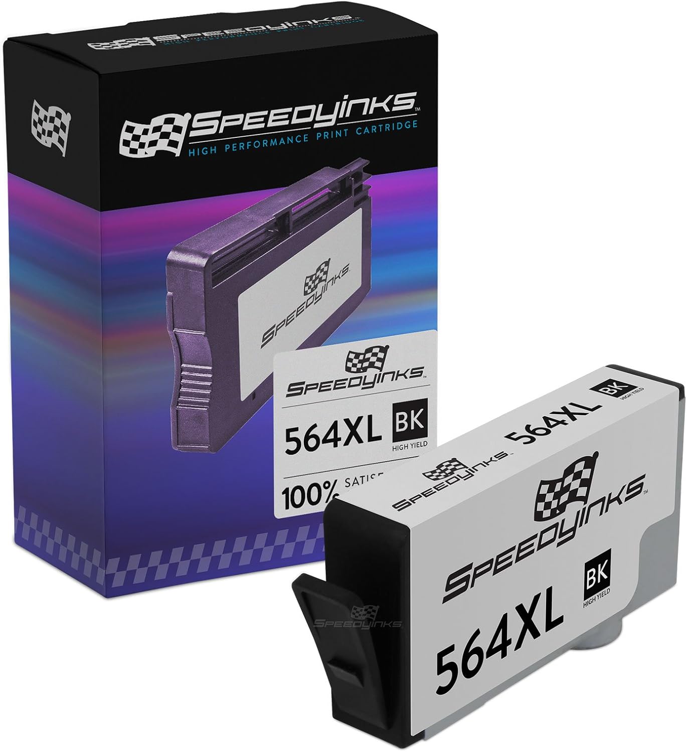 Speedy Inks Remanufactured Ink Cartridge Replacement for HP 564XL High-Yield (Black)