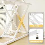 ERGOMAKER Height Adjustable Standing Desk Converter 81cm Wide White view 4