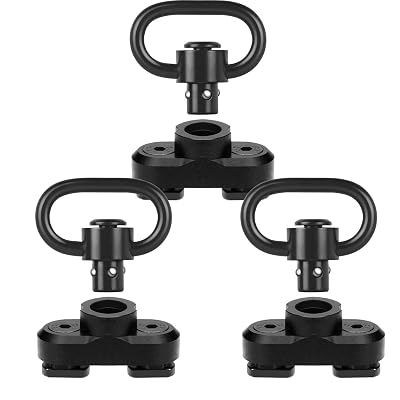 Heavy Duty M-LOK QD Sling Mount Swivel - Quick Release Push Button For Rifle Slings
