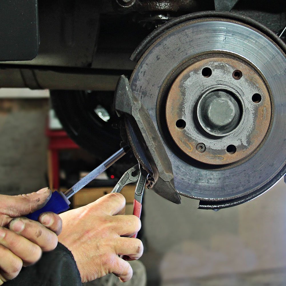 Phillips Screwdriver and Slotted Screwdriver,QM-STVR 8\'\' Screwdriver Length Shank Screwdriver Magnetic Tip Cross Head Flat Head NO.2 Screwdriver (2 pack 8\'\' phillips and slotted screwdriver)