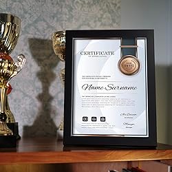 SESEAT 8.5 x 11 Frame Certificate Document Frame
