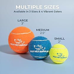 Best Pet Supplies Squeaky Tennis Balls for