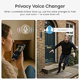 aosu Video Doorbell Wireless 2K HD Battery Powered Human Detection Alexa view 5