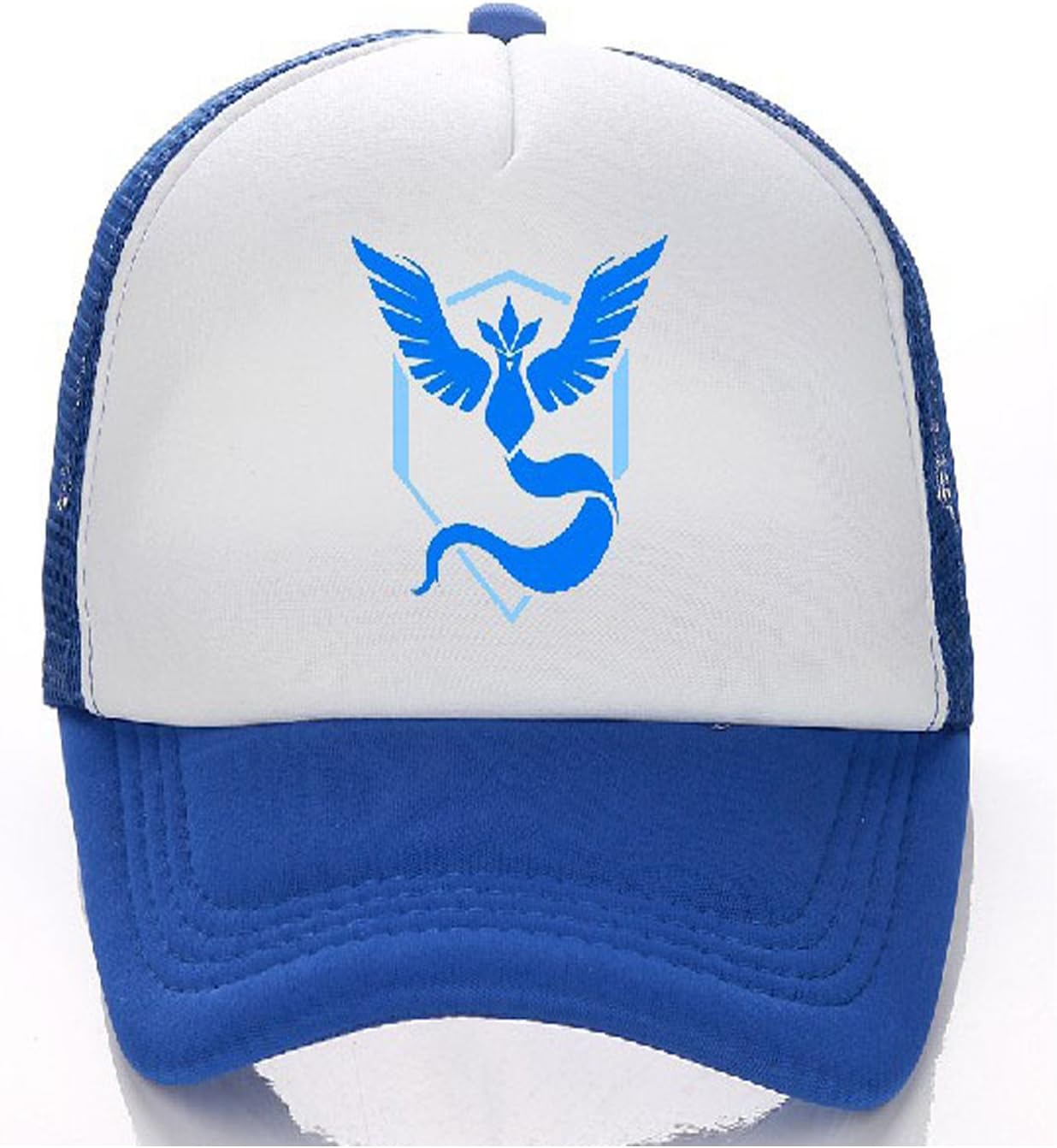Xiucos Pokemon Go Logo Team Valor/Instinct/Mystic Symbol Hat Baseball Cap (Blue)