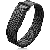 Stretchy Nylon Sport Loop Bands Compatible with Google Fitbit Air Band | Elastic Soft Breathable Straps for Fitbit Air Fitness Tracker, Adjustable Replacement Hook-and-Loop Wristband for Women Men