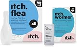 Itch Large Dog Flea Tick Treatment & Wormer Bundle 20kg+ 3 Pips + 2 Tablets