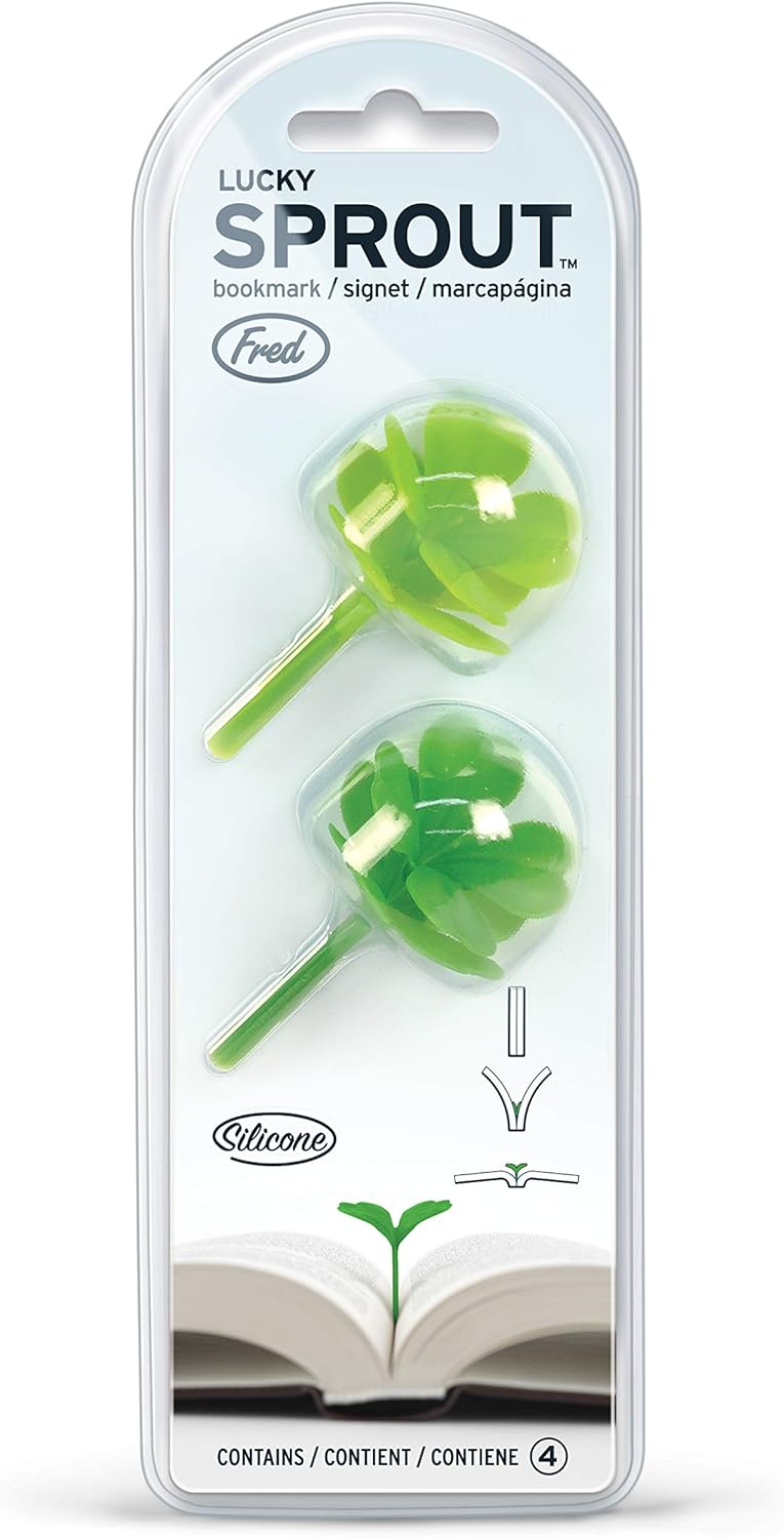 Fred & Friends Fred LUCKY SPROUT Bookmarks,Green,5.5 x 3.5 x 5.5 cm - Image 3