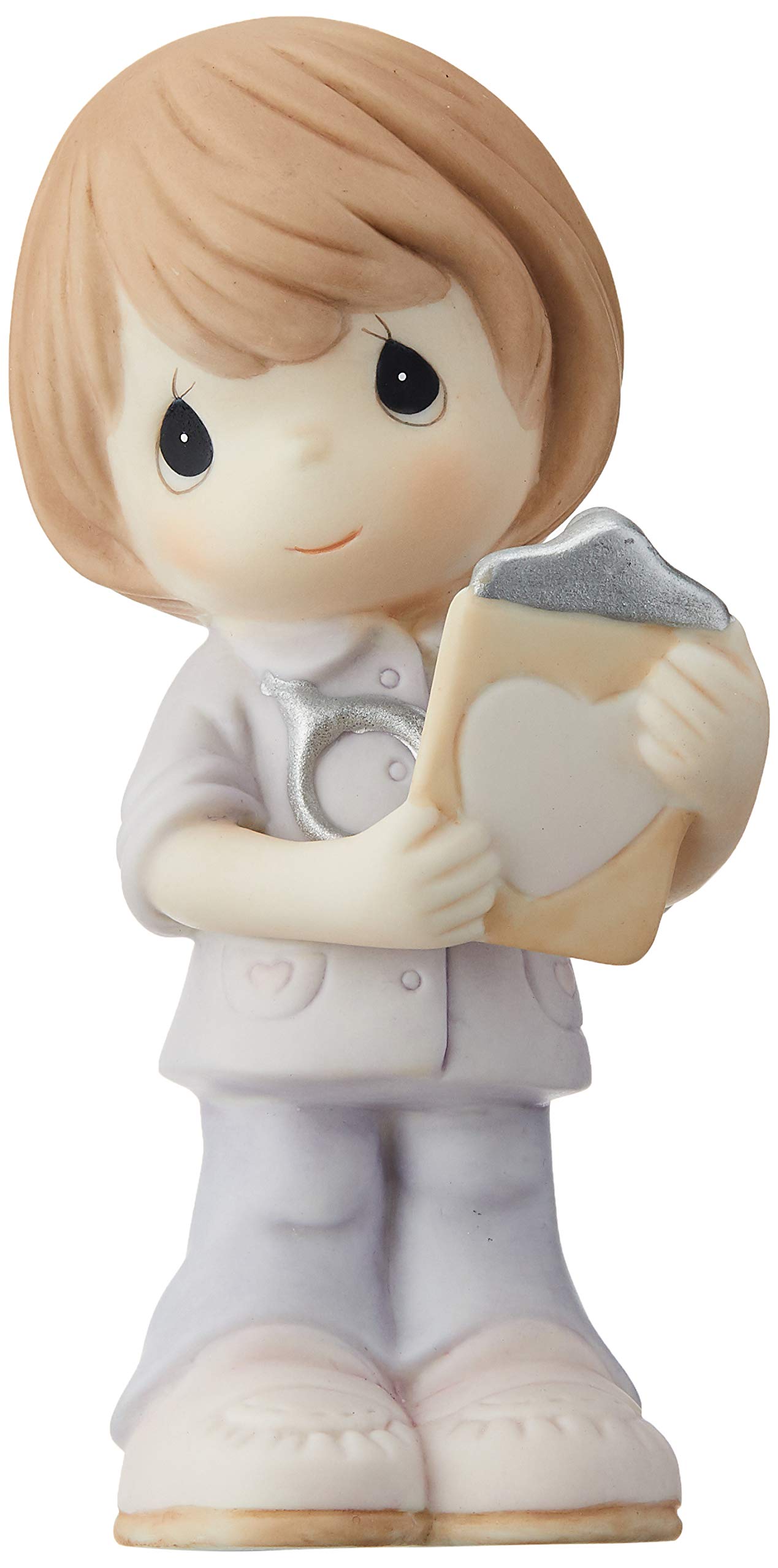 Precious Moments, Heart Of Gold, Bisque Porcelain Figurine, 143030