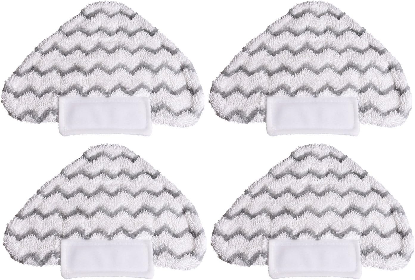 GIBTOOL Replacement Triangle Pad for Shark Lift-Away Pro Steam Pocket Mop S3973D S6002 S6003 Microfiber Touch-Free Mop Pad for Shark Genius S6001 S5001 Dirt Grip Pad (4 Triangle)