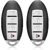 2 Keylessbest Replacement for 2017 2018 Nissan Rogue Key Fob Remote Control KR5S180144106 4 Buttons 433MHz