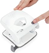Rapesco 1526 ECO X5-40ps 2 Hole Punch 40 Sheet Capacity Soft White view 4