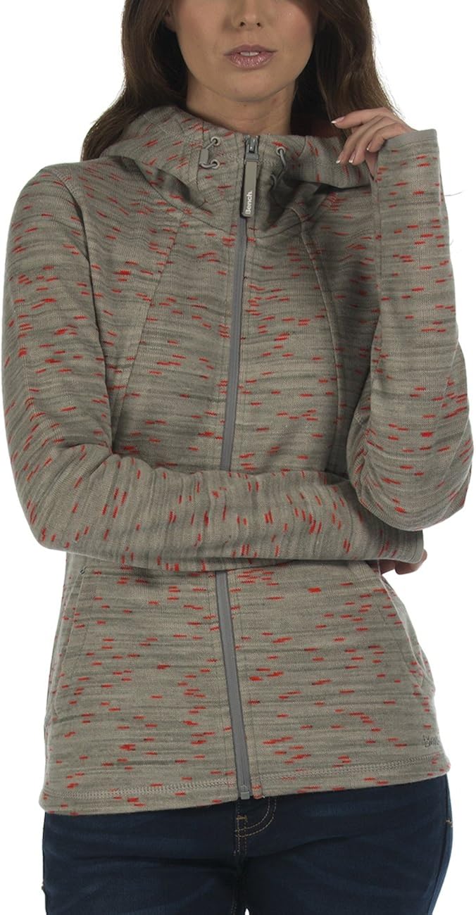 Bench Damen PARTIALITY Pullover, Grau (Grey Marl GY001X), 36 (Herstellergröße S) Amazon.de