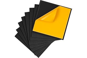 MIMAX Peel-and-Stick Baseplates 8PCS (10"x10"), Toy Building Brick Blocks Base Plates, Self Adhesive Baseplate for All Major Brands, Build On Table Wall (Black)