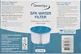 CleverSpa Water Filter Pack for All CleverSpa Hot Tubs White/Light Blue view 6