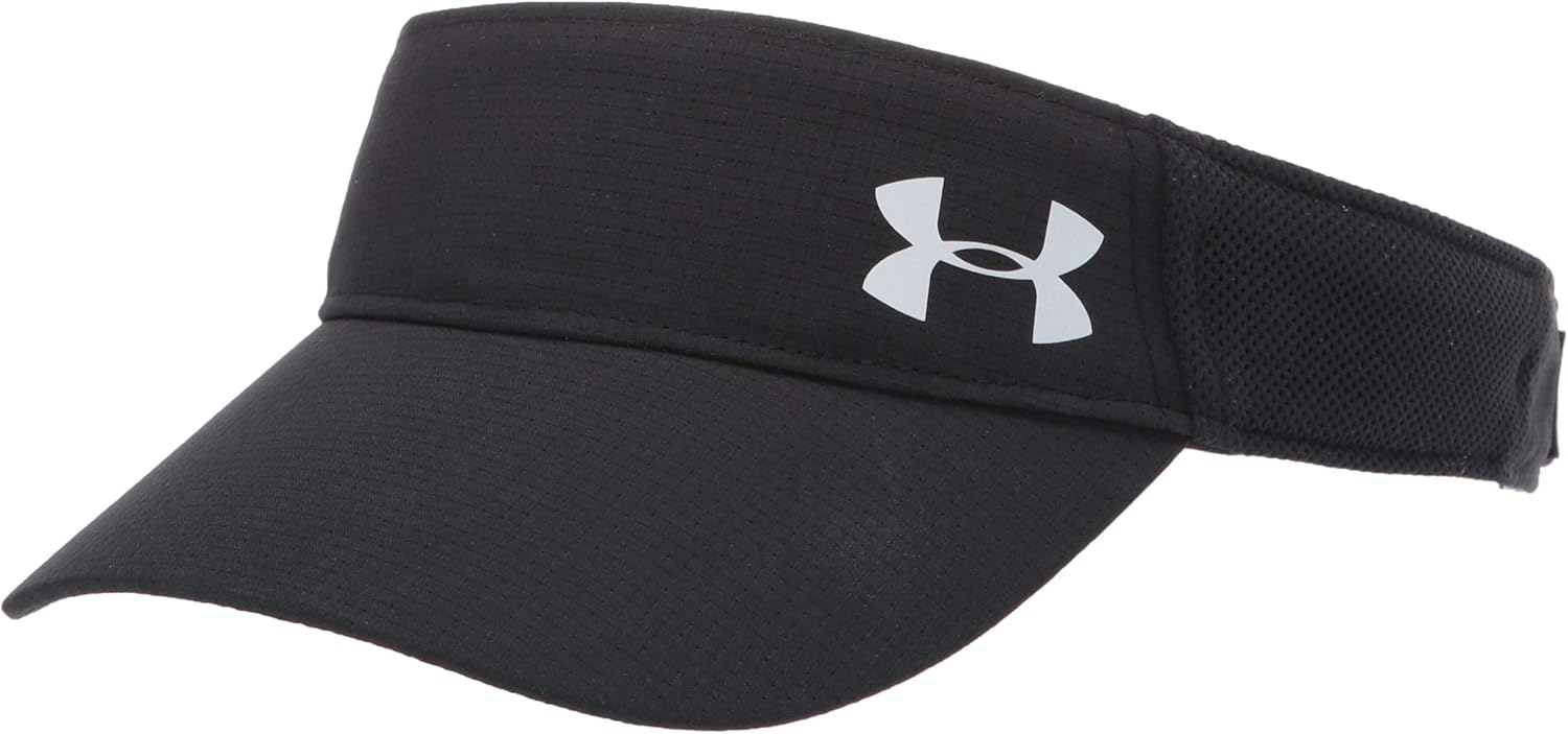 Under Armour Women's Launch Run Visor , Black (1)/Silver Reflective , One Size Fits All: Clothing