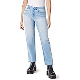 WallFlower Womens Dad Denim High-Rise Insta Vintage Juniors Jeans