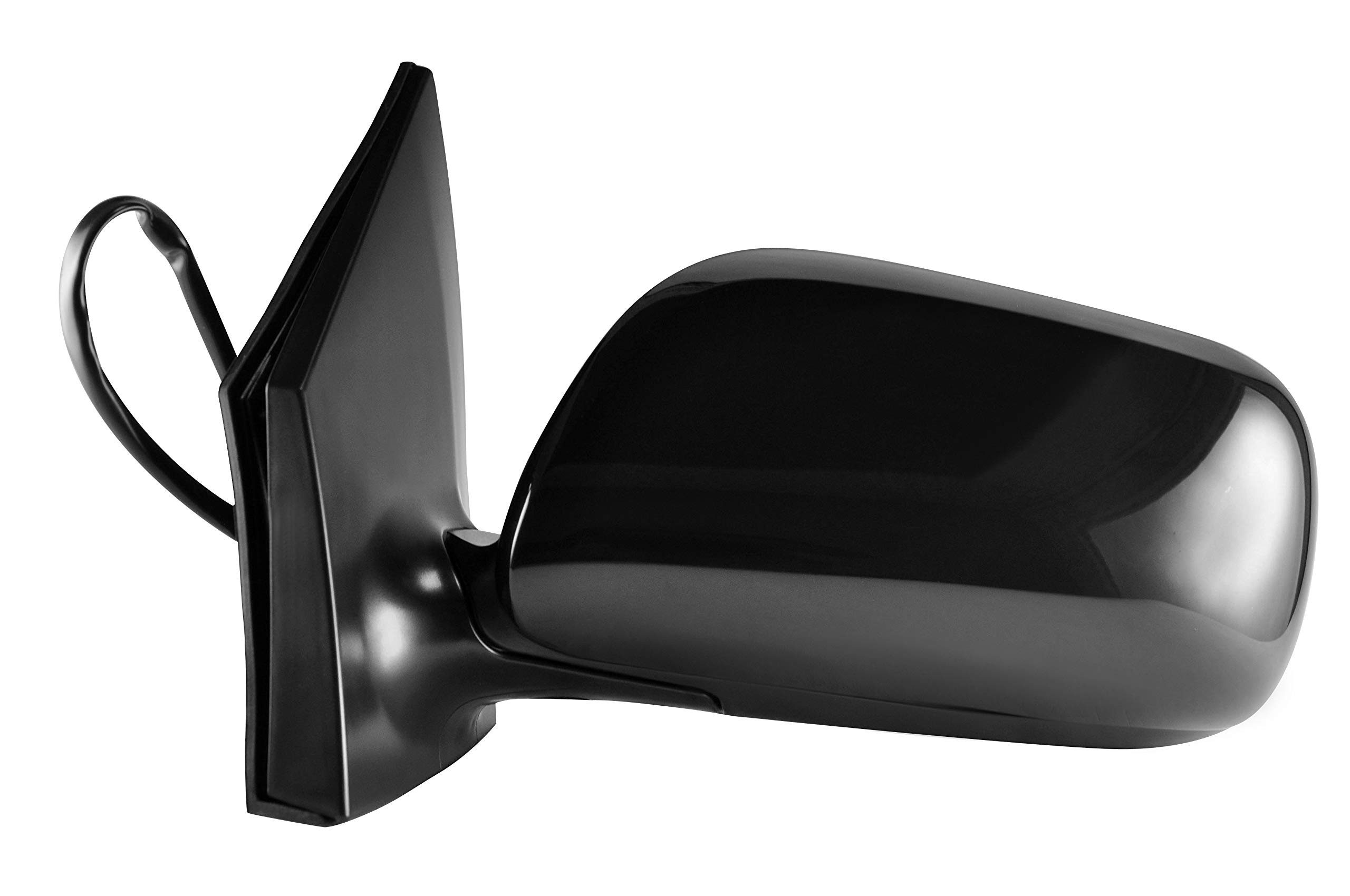 Photo 1 of Dependable Direct Left Drivers Side Black Heated Manual Folding Door Mirror for Toyota Corolla (2009 2010 2011 2012 2013) - Parts Link #: TO1320247