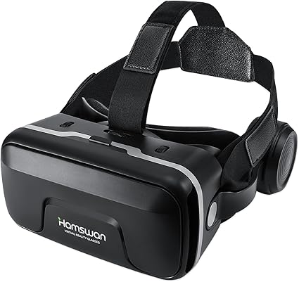 Amazon Co Jp 21最新版 Hamswan Vrゴーグル Vrヘッドセット 映画モバイル型 瞳孔 焦点調節 非球面光学レンズ 4 7 6 5インチスマホ 本体操作可 眼鏡対応 1080phd高画質 近視適用 放熱性よい 1 視野角 着け心地よい 4 7 6 5インチiphone Android などのスマホ