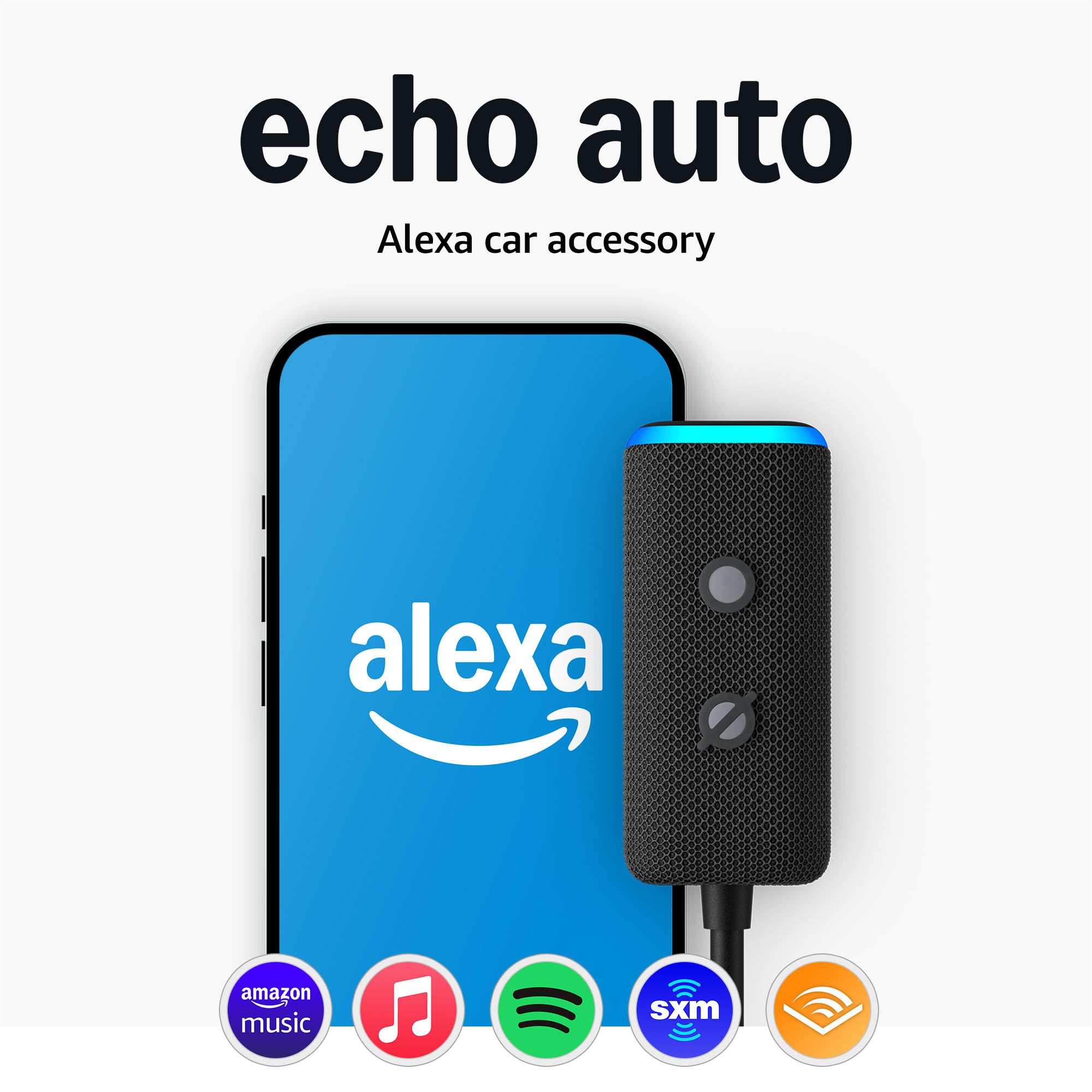 Amazon Amazon Echo Auto, Add Alexa to your car, with Alexa+ Early Access