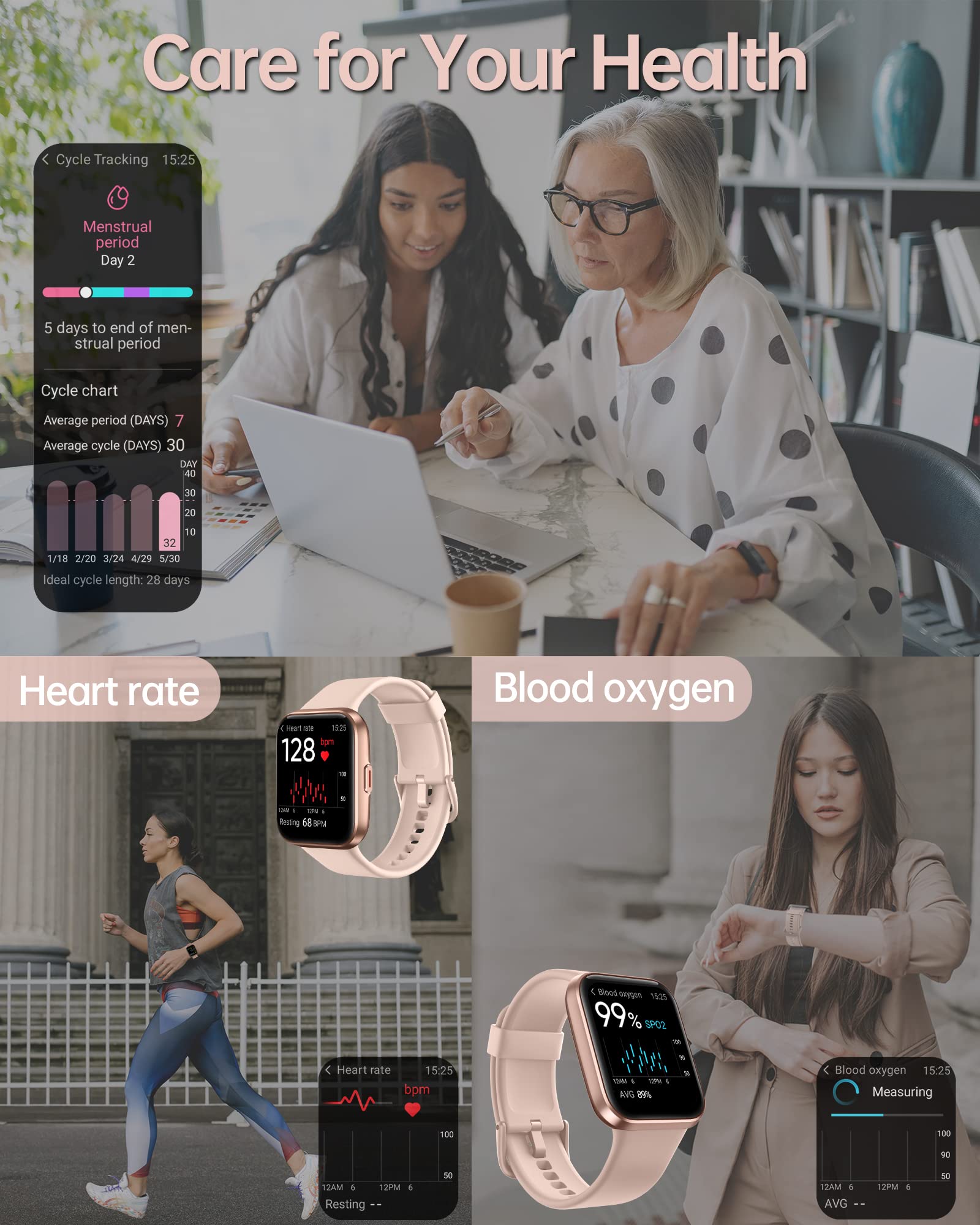 Smart Watch for Men Women