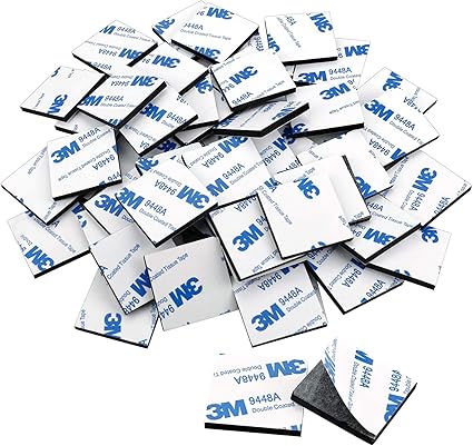 120 Pack Square Double Sided Foam Tape 