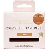 Hollywood Fashion Secrets Boob Tape, Breast Lift Tape for Women - 4 Colors | Breast Tape, Boobtape for Breast Lift &amp; Support, Invisible Body Tape for Large Breasts, Sweat Resistant Adhesive - 16 ft Roll