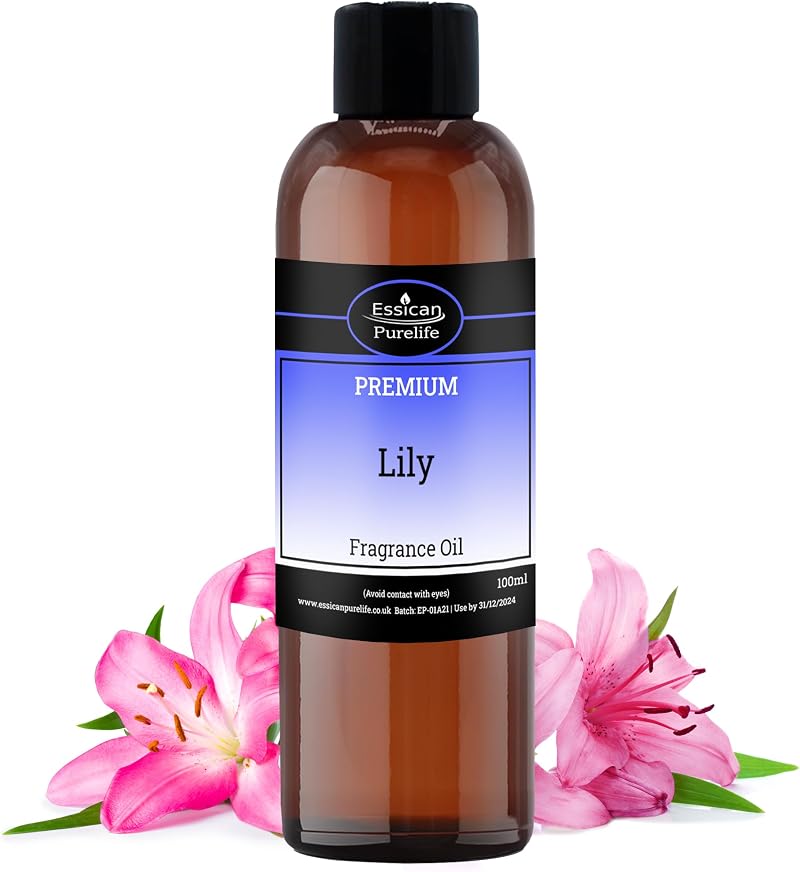 Essican Purelife Lily Fragrance Oil for Diffusers, Candles, Soaps, Wax Melts,