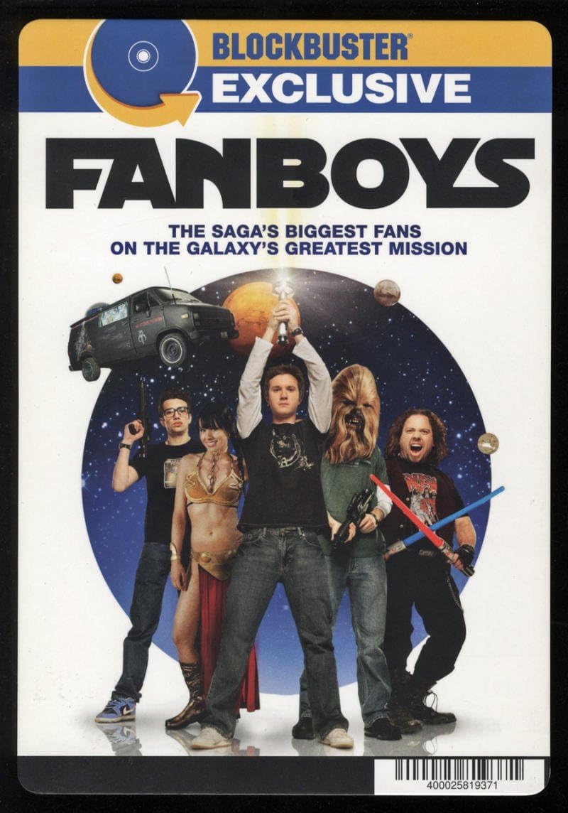 Amazon Com Fanboys Movie Card Store Display Blockbuster Dvd Entertainment Collectibles