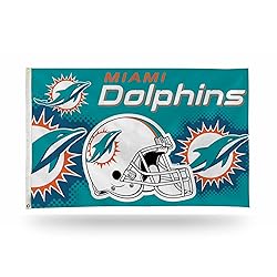 Rico Industries NFL Miami Dolphins Helmet 3-Foot by
