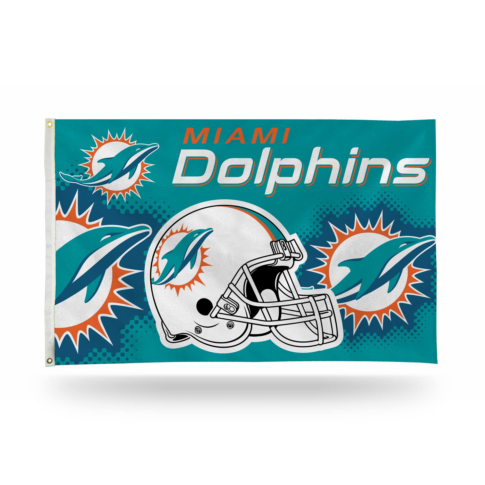 Rico Industries NFL Miami Dolphins Helmet 3-Foot by